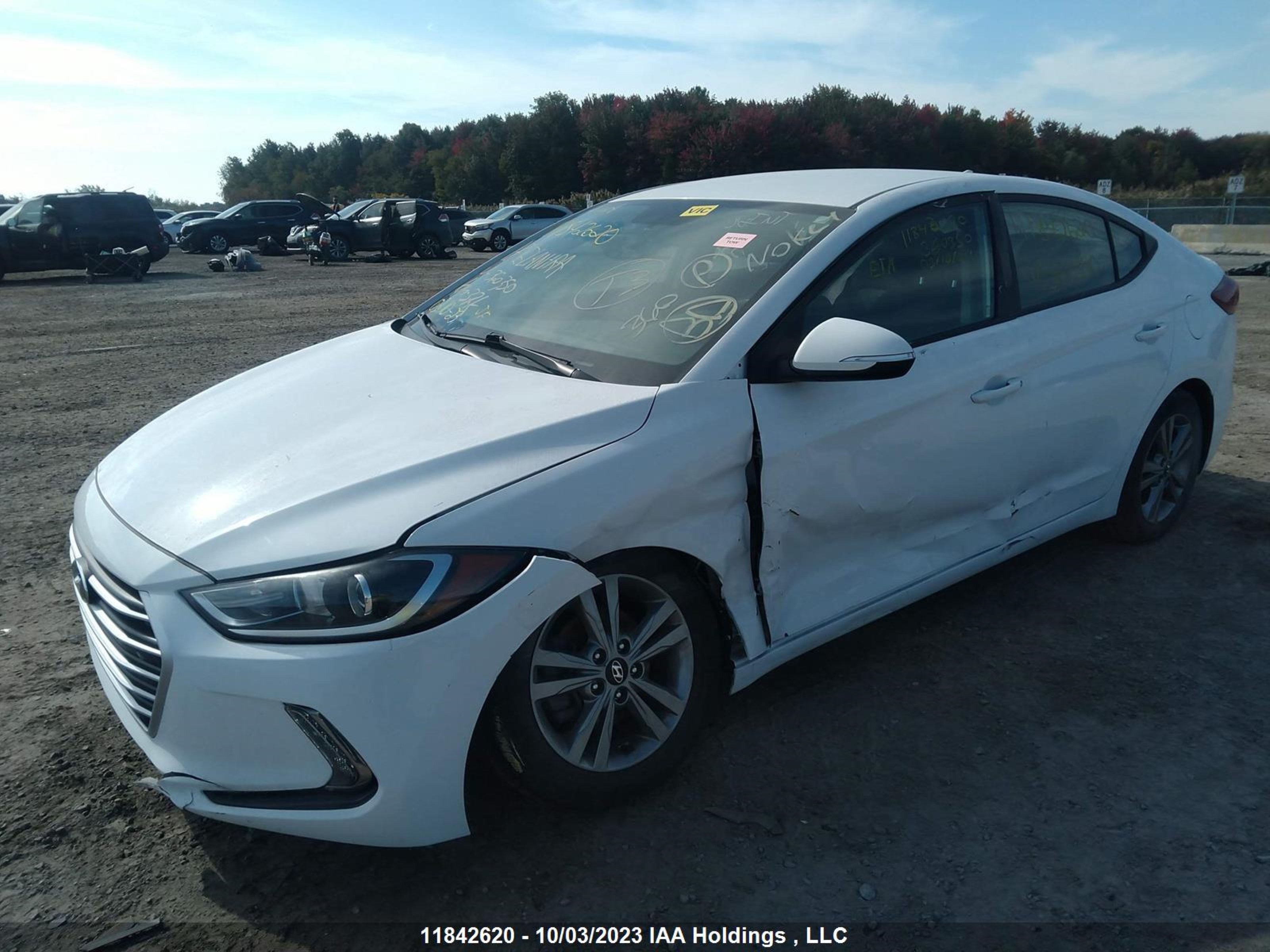 Photo 1 VIN: KMHD84LF3HU360350 - HYUNDAI ELANTRA 