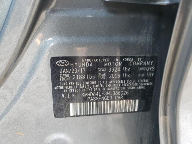 Photo 9 VIN: KMHD84LF3HU386026 - HYUNDAI ELANTRA 