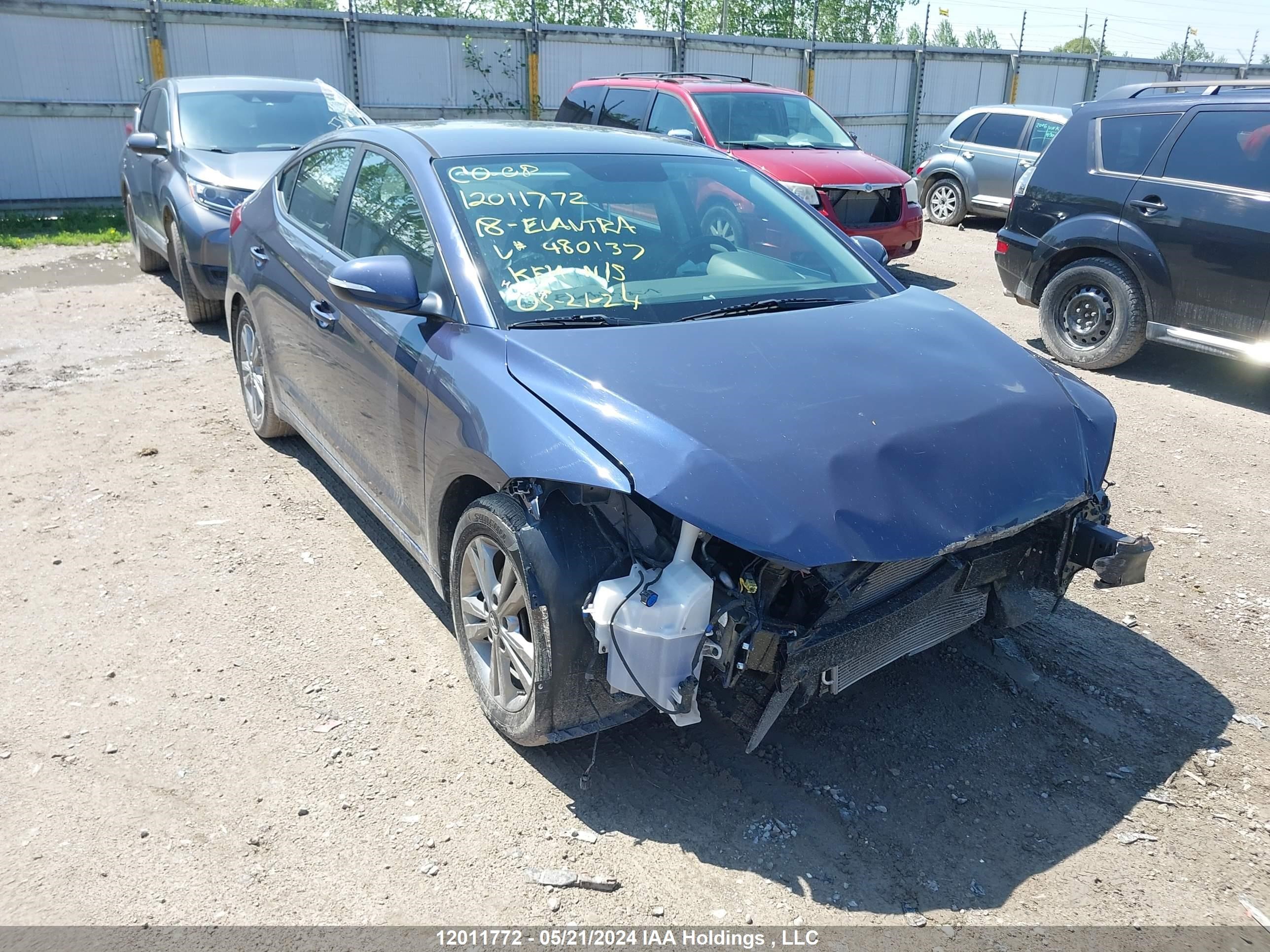 Photo 0 VIN: KMHD84LF3JU480137 - HYUNDAI ELANTRA 