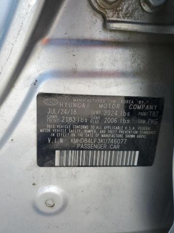 Photo 12 VIN: KMHD84LF3KU746077 - HYUNDAI ELANTRA SE 