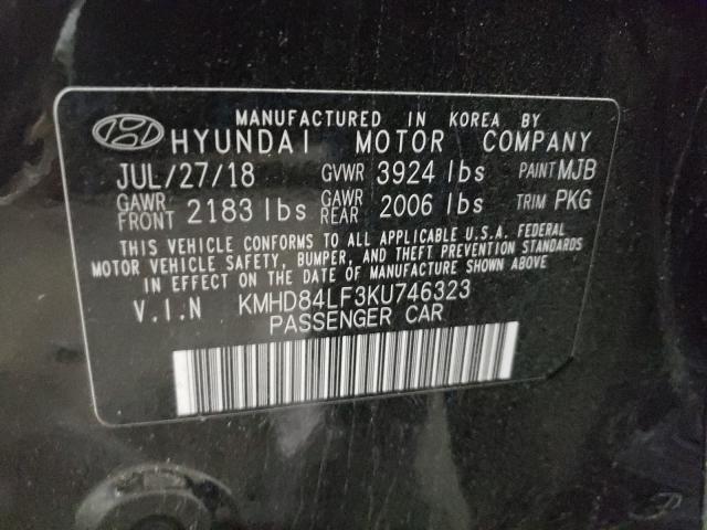 Photo 9 VIN: KMHD84LF3KU746323 - HYUNDAI ELANTRA SE 