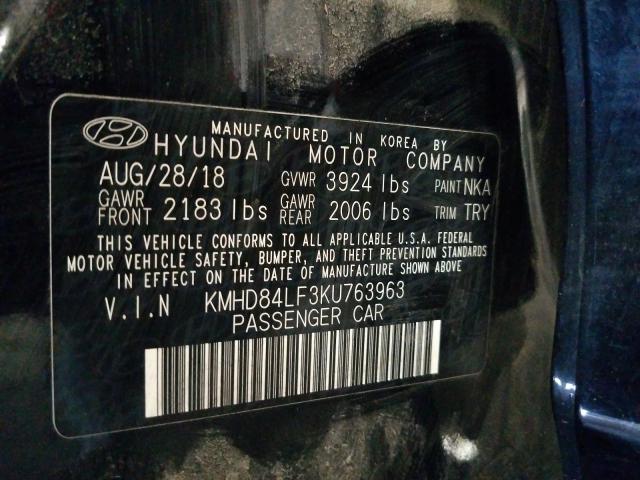 Photo 9 VIN: KMHD84LF3KU763963 - HYUNDAI ELANTRA SE 