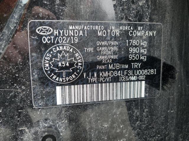 Photo 11 VIN: KMHD84LF3LU008281 - HYUNDAI ELANTRA SE 