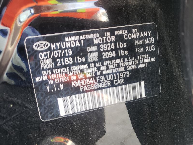 Photo 9 VIN: KMHD84LF3LU011973 - HYUNDAI ELANTRA SE 