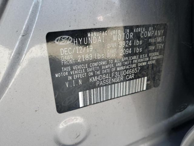 Photo 11 VIN: KMHD84LF3LU046657 - HYUNDAI ELANTRA SE 