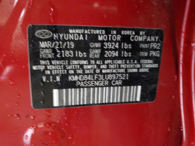 Photo 12 VIN: KMHD84LF3LU897521 - HYUNDAI ELANTRA SE 