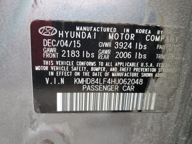 Photo 11 VIN: KMHD84LF4HU062048 - HYUNDAI ELANTRA 