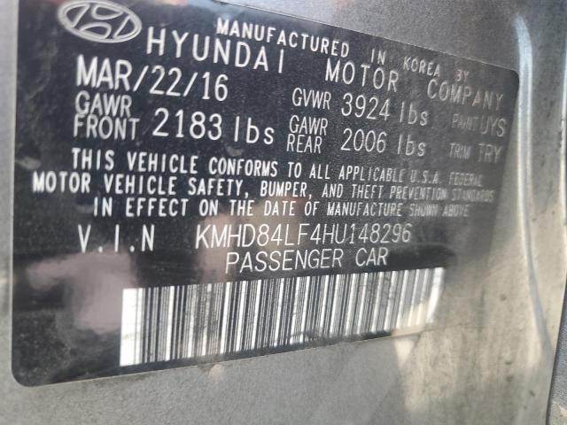 Photo 12 VIN: KMHD84LF4HU148296 - HYUNDAI ELANTRA SE 