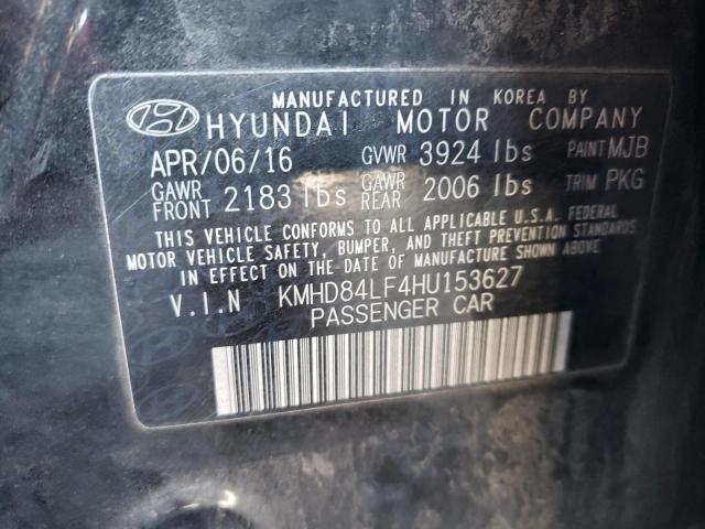 Photo 11 VIN: KMHD84LF4HU153627 - HYUNDAI ELANTRA SE 