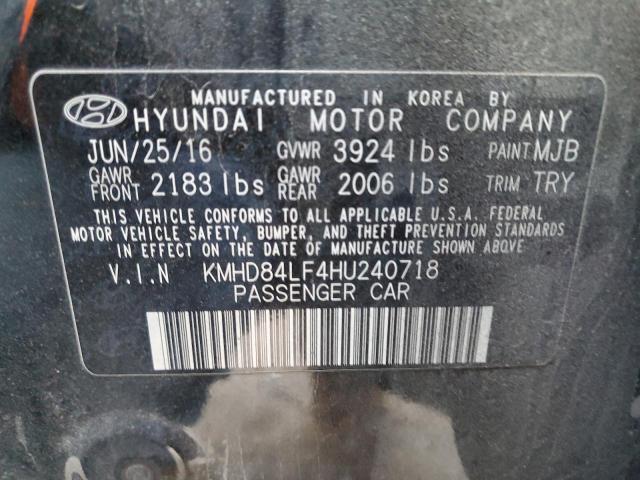 Photo 11 VIN: KMHD84LF4HU240718 - HYUNDAI ELANTRA SE 