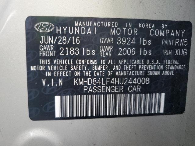 Photo 11 VIN: KMHD84LF4HU244008 - HYUNDAI ELANTRA SE 