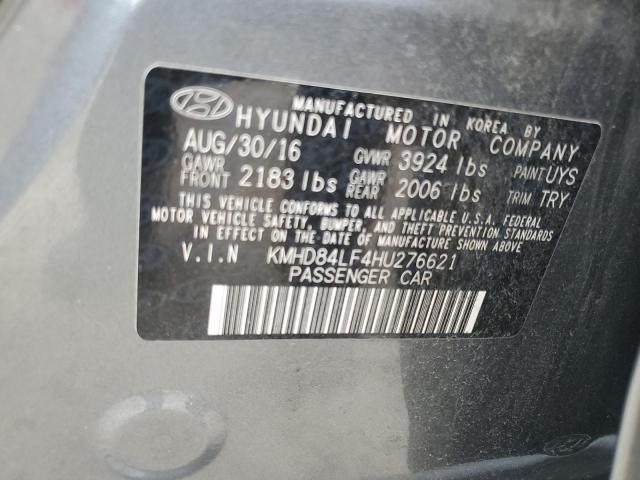 Photo 12 VIN: KMHD84LF4HU276621 - HYUNDAI ELANTRA 