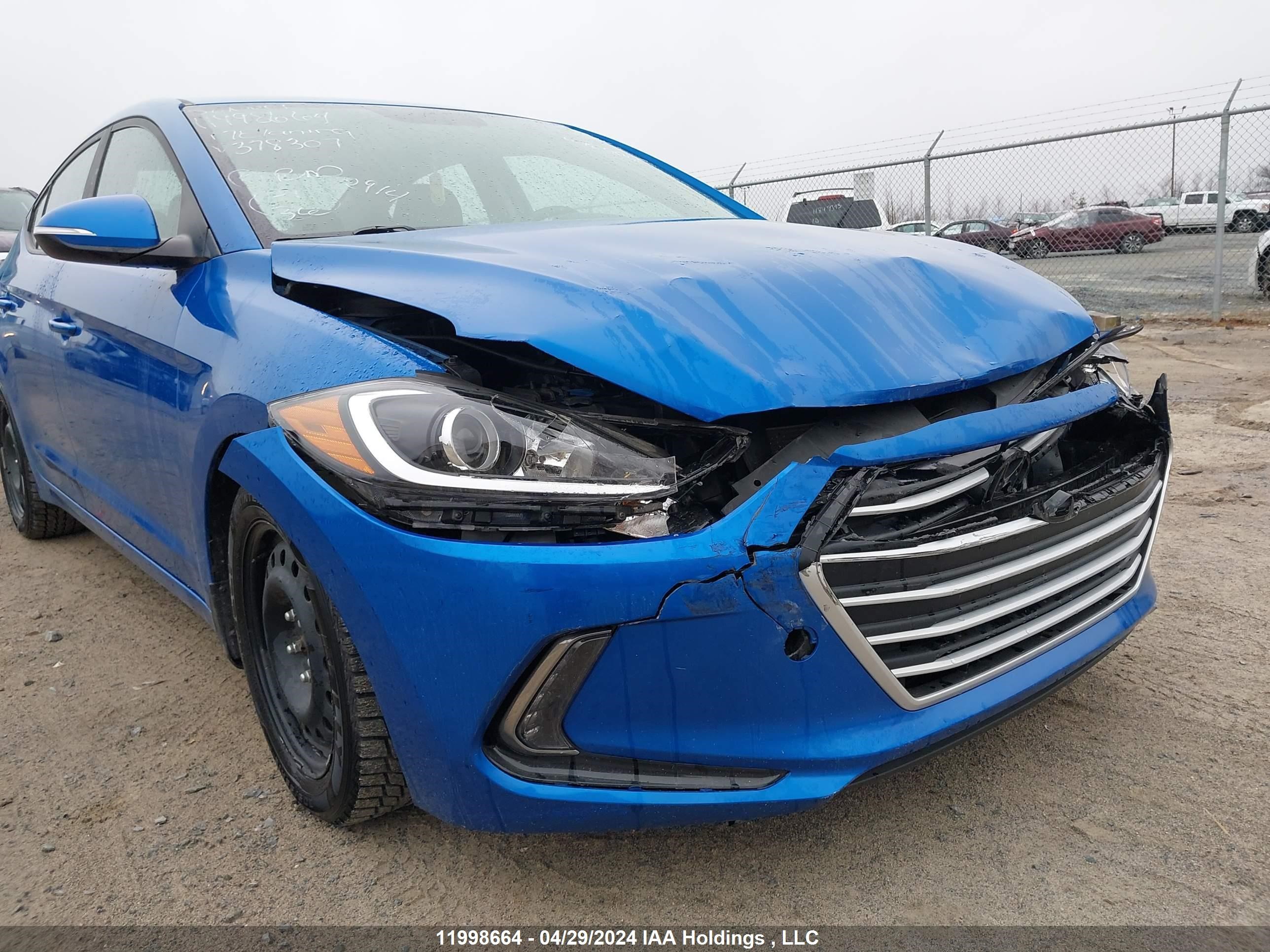 Photo 5 VIN: KMHD84LF4HU378307 - HYUNDAI ELANTRA 