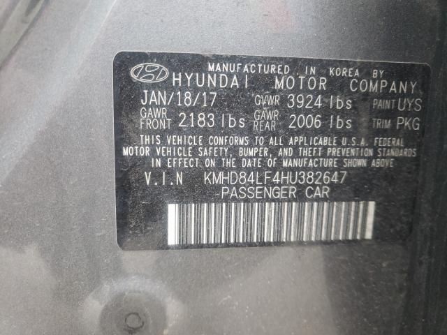 Photo 9 VIN: KMHD84LF4HU382647 - HYUNDAI ELANTRA SE 