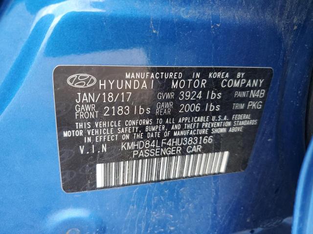 Photo 11 VIN: KMHD84LF4HU383166 - HYUNDAI ELANTRA 