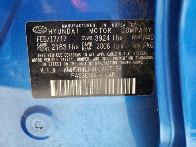 Photo 12 VIN: KMHD84LF4HU407174 - HYUNDAI ELANTRA SE 