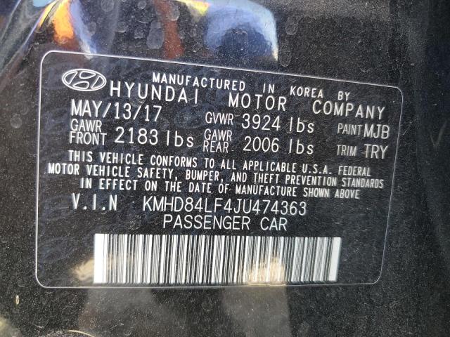 Photo 11 VIN: KMHD84LF4JU474363 - HYUNDAI ELANTRA 