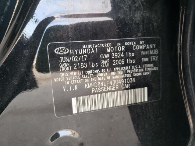 Photo 9 VIN: KMHD84LF4JU491034 - HYUNDAI ELANTRA SE 