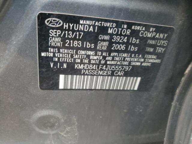 Photo 11 VIN: KMHD84LF4JU555797 - HYUNDAI ELANTRA SE 