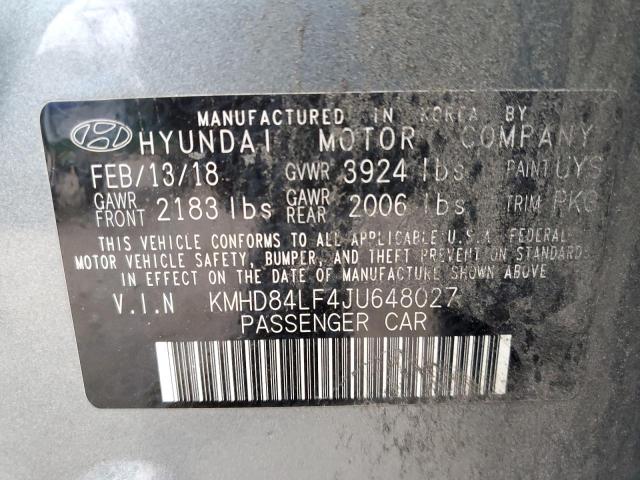 Photo 11 VIN: KMHD84LF4JU648027 - HYUNDAI ELANTRA SE 