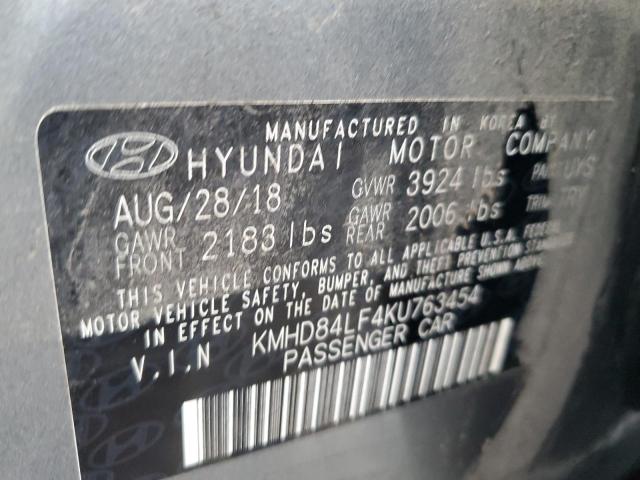 Photo 11 VIN: KMHD84LF4KU763454 - HYUNDAI ELANTRA SE 