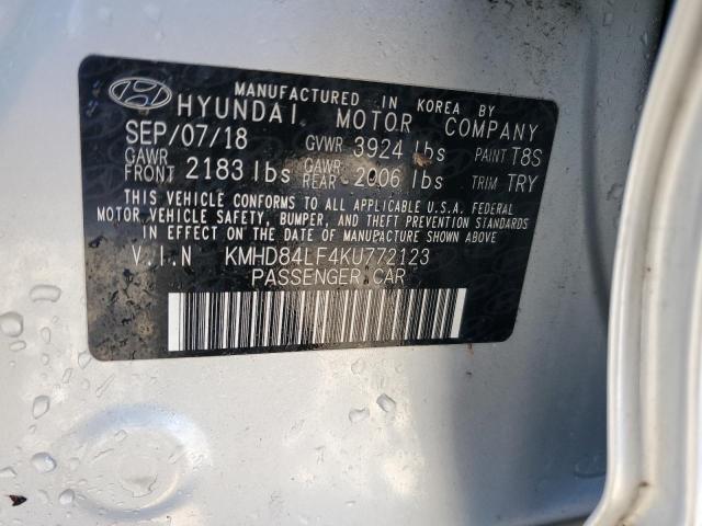 Photo 12 VIN: KMHD84LF4KU772123 - HYUNDAI ELANTRA SE 