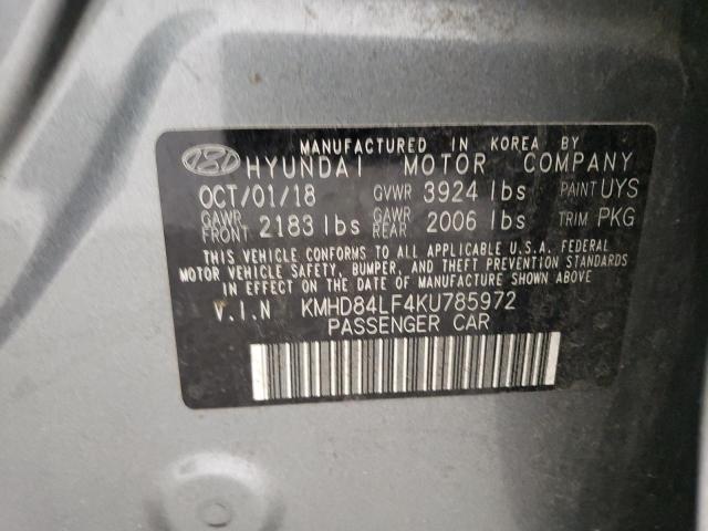 Photo 12 VIN: KMHD84LF4KU785972 - HYUNDAI ELANTRA SE 