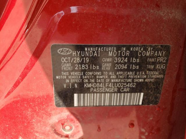 Photo 11 VIN: KMHD84LF4LU025462 - HYUNDAI ELANTRA SE 