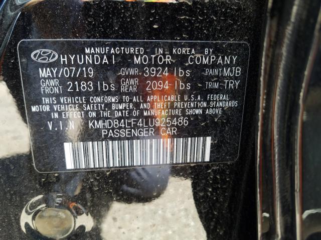 Photo 9 VIN: KMHD84LF4LU925486 - HYUNDAI ELANTRA SE 