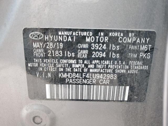 Photo 11 VIN: KMHD84LF4LU942983 - HYUNDAI ELANTRA 