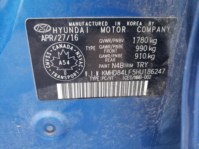 Photo 12 VIN: KMHD84LF5HU186247 - HYUNDAI ELANTRA SE 