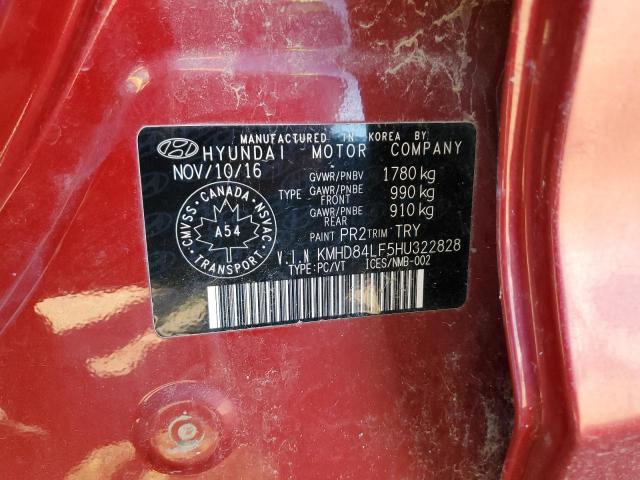 Photo 11 VIN: KMHD84LF5HU322828 - HYUNDAI ELANTRA 