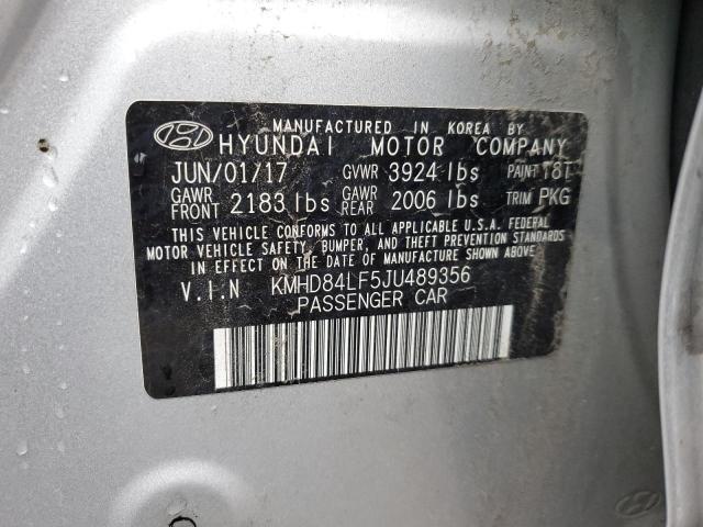 Photo 12 VIN: KMHD84LF5JU489356 - HYUNDAI ELANTRA 