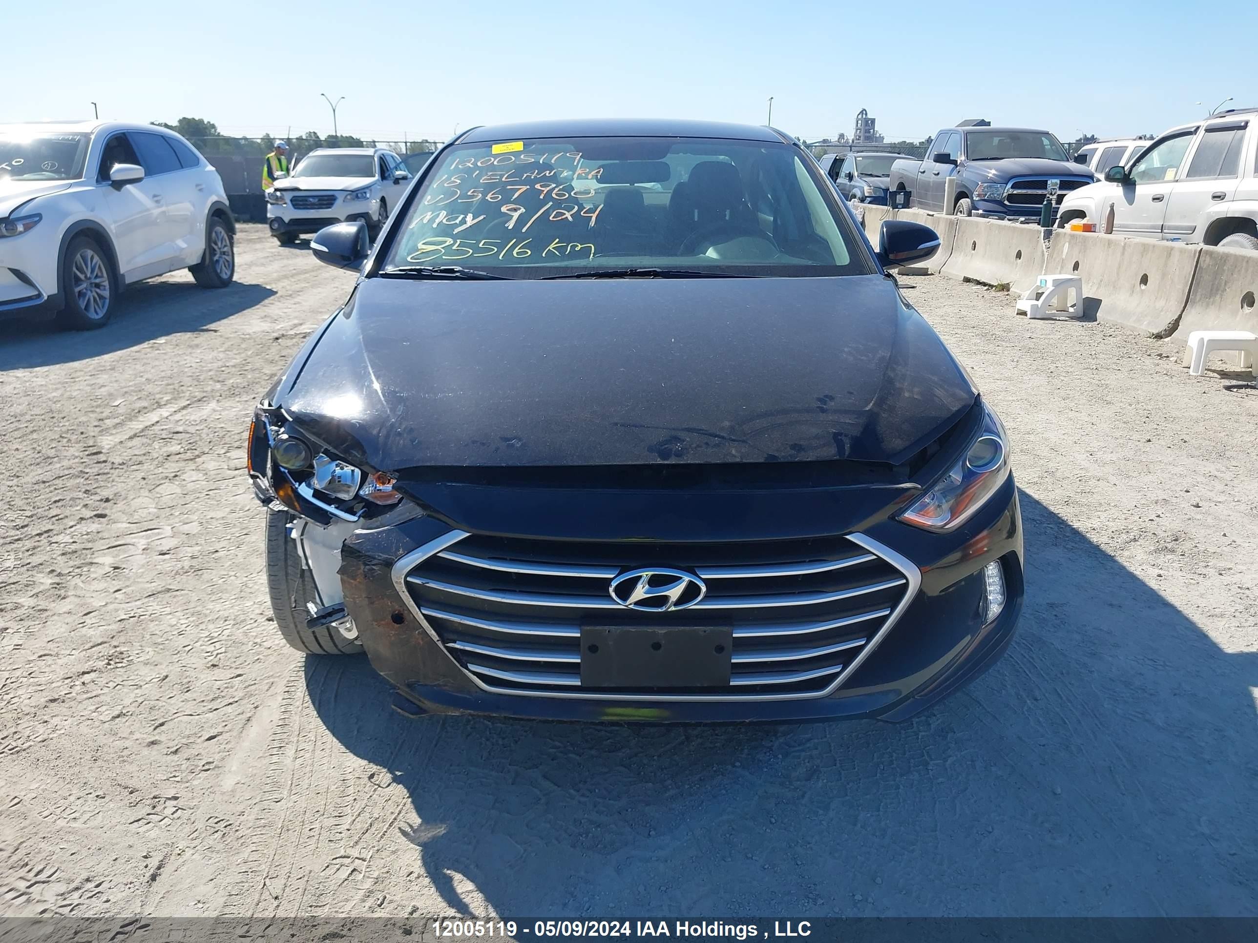 Photo 12 VIN: KMHD84LF5JU567960 - HYUNDAI ELANTRA 