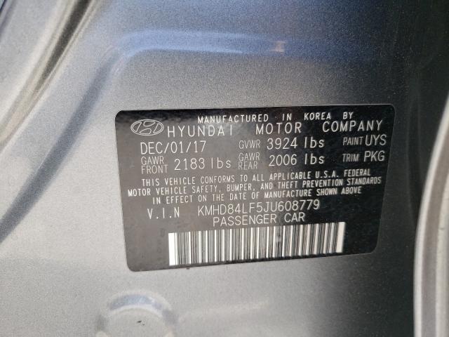 Photo 9 VIN: KMHD84LF5JU608779 - HYUNDAI ELANTRA SE 