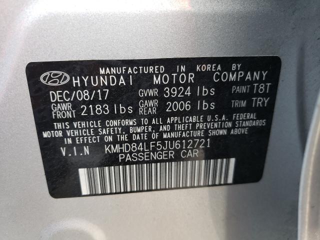 Photo 9 VIN: KMHD84LF5JU612721 - HYUNDAI ELANTRA SE 