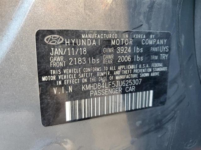 Photo 12 VIN: KMHD84LF5JU625307 - HYUNDAI ELANTRA SE 