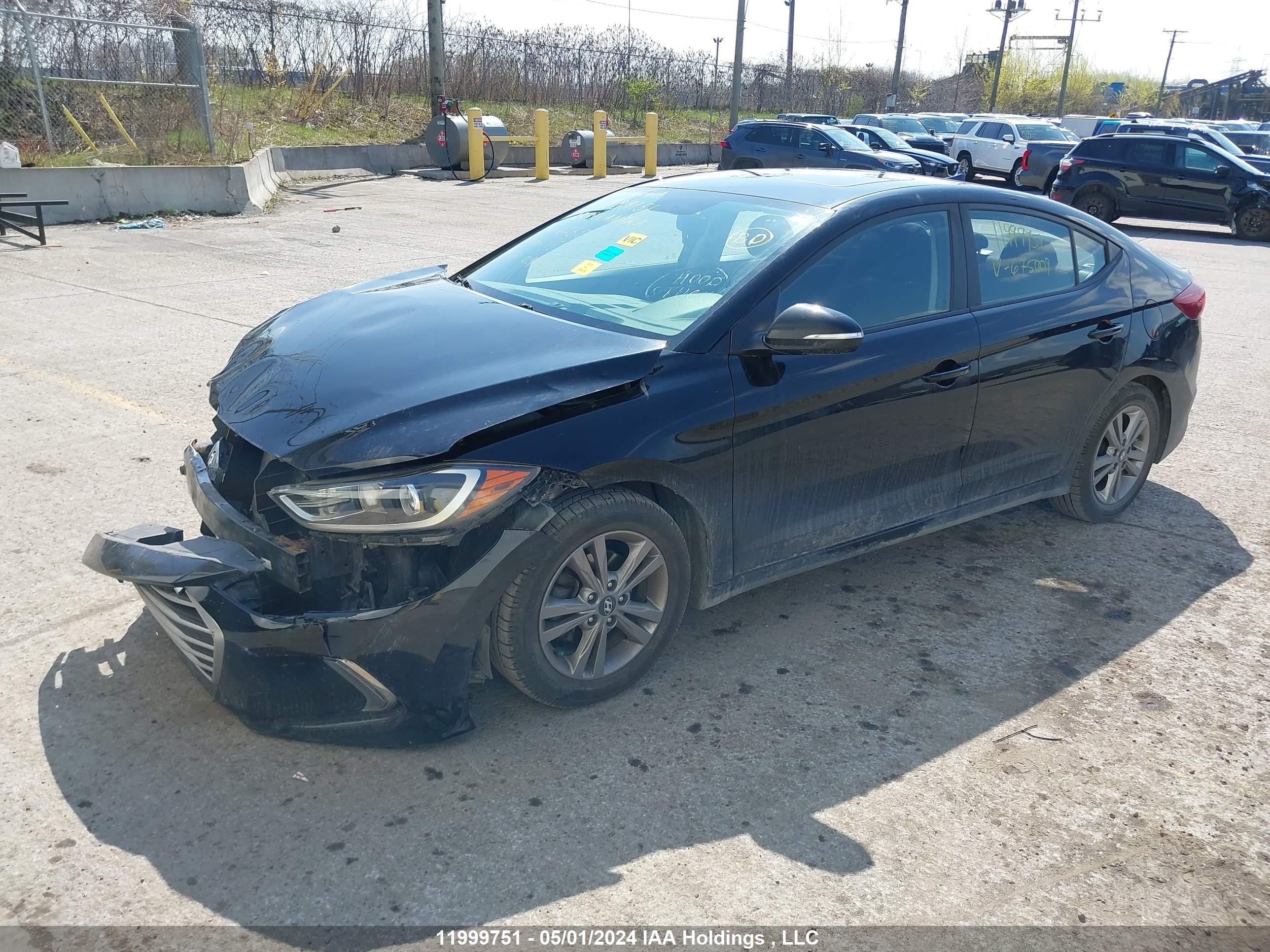 Photo 1 VIN: KMHD84LF5JU675009 - HYUNDAI ELANTRA 