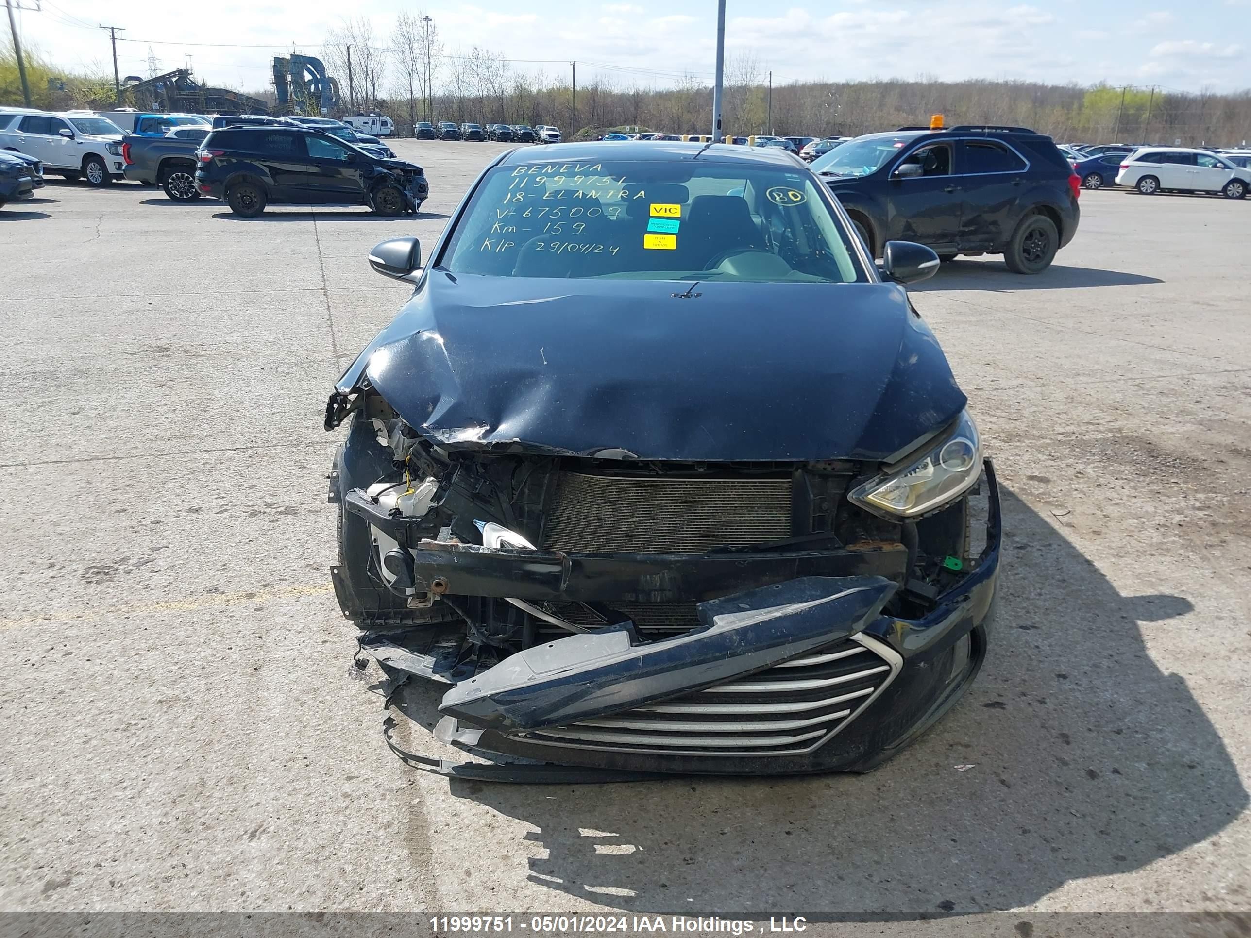 Photo 12 VIN: KMHD84LF5JU675009 - HYUNDAI ELANTRA 