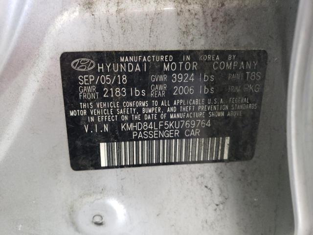 Photo 12 VIN: KMHD84LF5KU769764 - HYUNDAI ELANTRA SE 