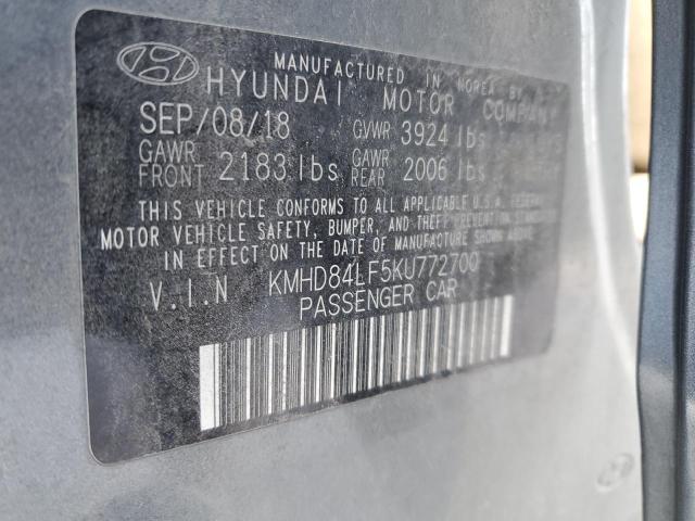 Photo 11 VIN: KMHD84LF5KU772700 - HYUNDAI ELANTRA 