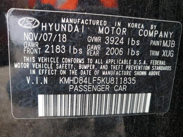 Photo 12 VIN: KMHD84LF5KU811835 - HYUNDAI ELANTRA SE 