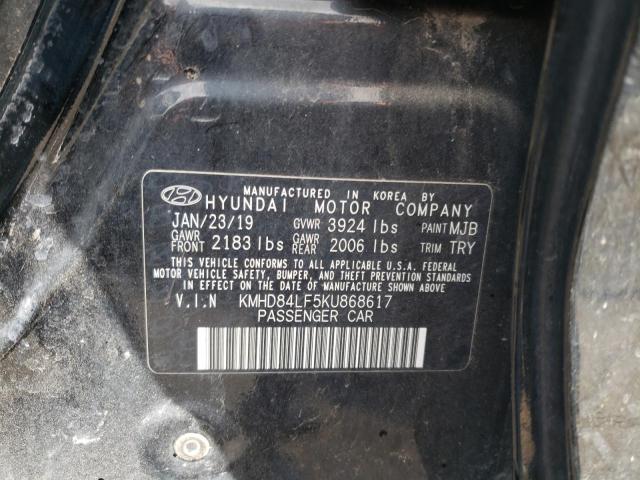 Photo 9 VIN: KMHD84LF5KU868617 - HYUNDAI ELANTRA SE 