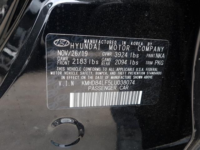 Photo 9 VIN: KMHD84LF5LU038074 - HYUNDAI ELANTRA SE 