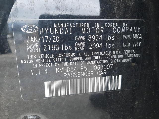 Photo 9 VIN: KMHD84LF5LU063007 - HYUNDAI ELANTRA SE 