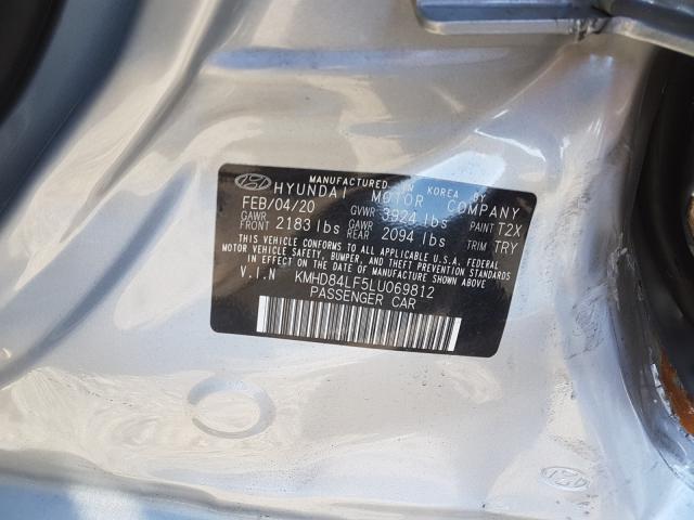 Photo 9 VIN: KMHD84LF5LU069812 - HYUNDAI ELANTRA SE 