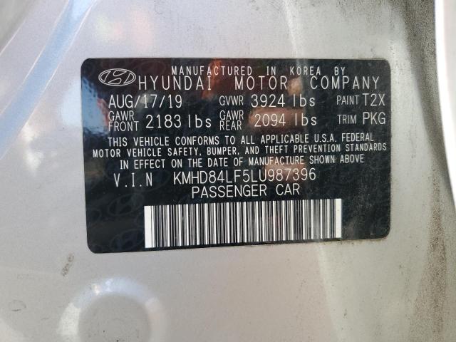 Photo 11 VIN: KMHD84LF5LU987396 - HYUNDAI ELANTRA SE 