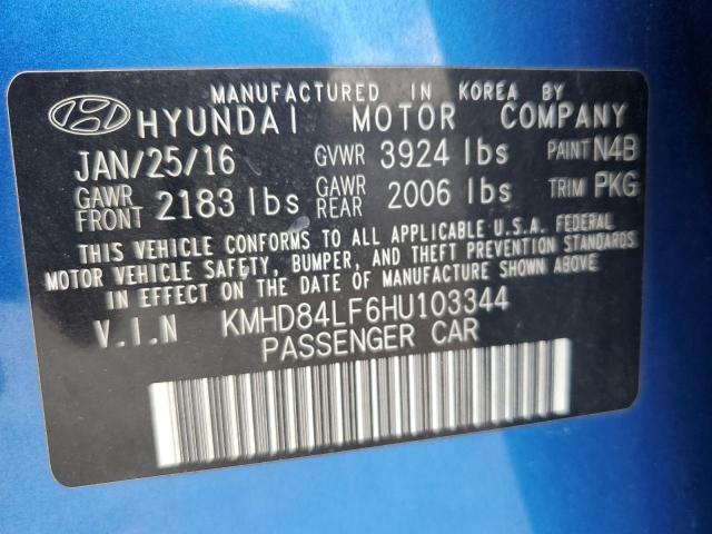 Photo 11 VIN: KMHD84LF6HU103344 - HYUNDAI ELANTRA SE 