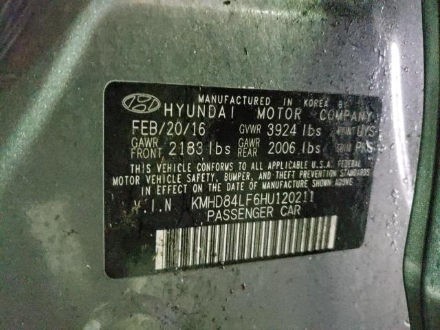 Photo 9 VIN: KMHD84LF6HU120211 - HYUNDAI ELANTRA SE 