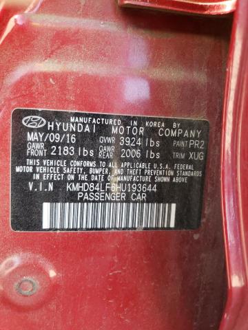 Photo 9 VIN: KMHD84LF6HU193644 - HYUNDAI ELANTRA SE 